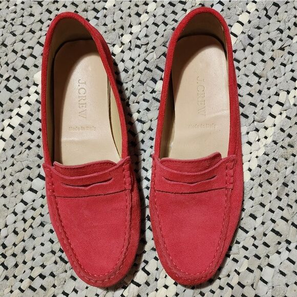 J. Crew 'James' Suede Loafers - Soft Fuchsia - Picture 4 of 14